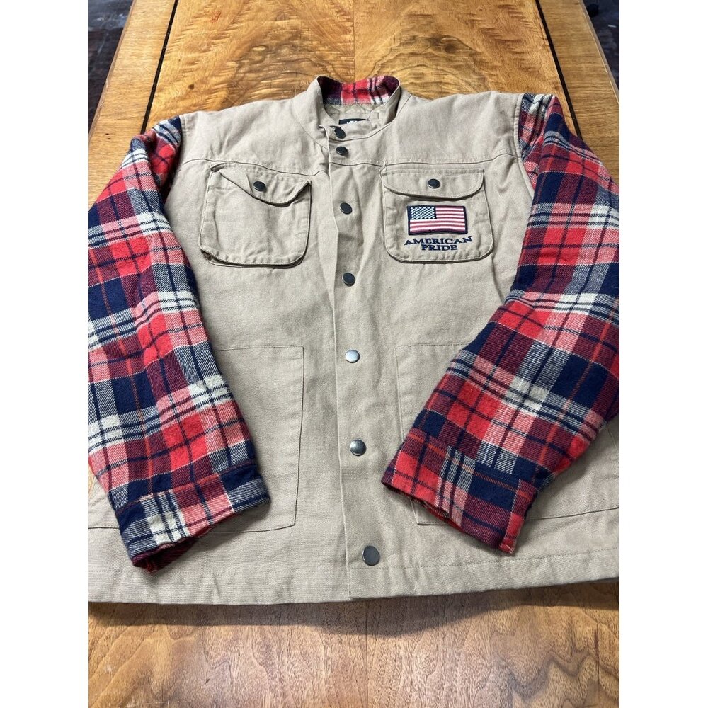 Bradford Exchange Jacket Men’s Extra Large Plaid American Patriotic Collectible